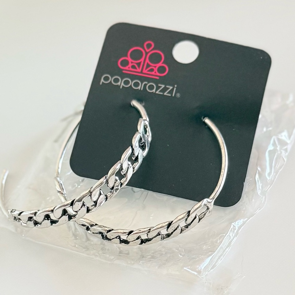 Paparazzi Silver Hoop Earrings